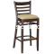 G&A Seating 9512 Wood Ladderback European Beechwood Restaurant Bar Stools