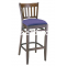 G&A Seating 9625 Vertical European Beechwood Restaurant Bar Stools