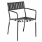 Bridge Indoor/Outdoor Stacking Arm Chairs