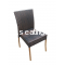 Alvarado Outdoor-Indoor Espresso Synthetic Wicker Side Chair with Faux Bamboo Legs