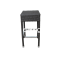 Gama Outdoor-Indoor Backless Chocolate Synthetic Wicker Barstool