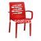 Essenza Red Stacking Arm Chair