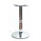 Chrome Table Base - Round Bottom Indoor Restaurant Commercial Table Base