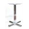 Amko Chrome Cross Bottom Indoor Resturant Commercial Table Base