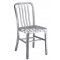 Brushed Aluminum Side Chairs