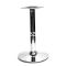 Amko Chrome Table Base - Chrome Trumpet Table Base - Round Bottom Indoor Restaurant Commercial Table Base