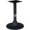 Niles 20" Round Table Base - Sand Black Finish