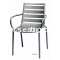 BFM Seating South Beach Titanium Arm Chair DV350TS