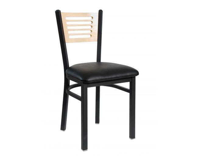 Natural Back - Black Seat
