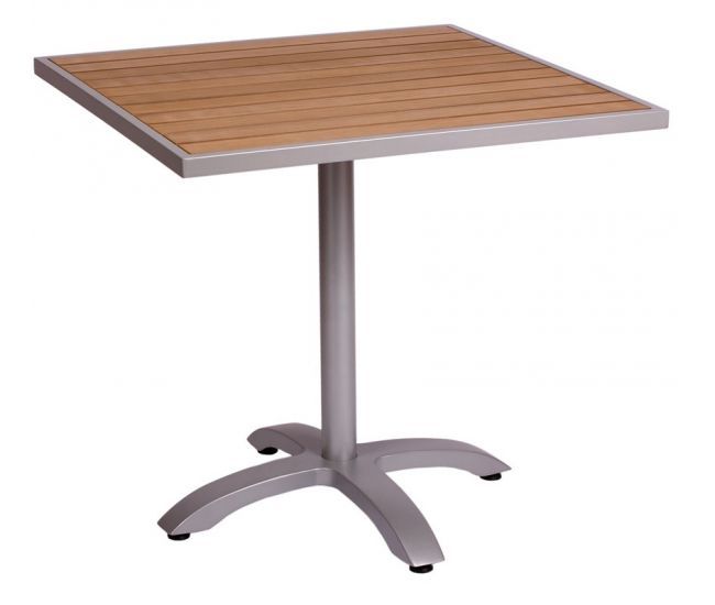 Bali Standard Table Base with Square Longport Table Top