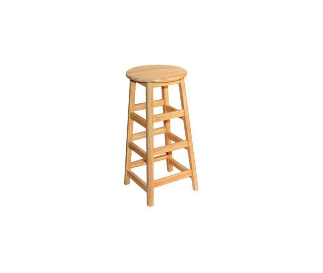 Allied Plastics STL Series Solid Hardwood Backless Stools