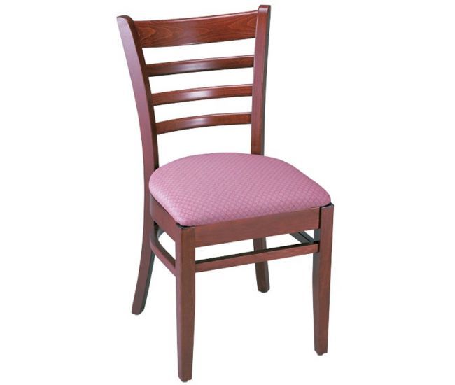 G&A Seating 4613 Wood Ladderback Restaurant Chairs