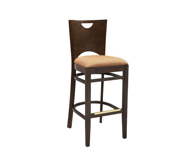 G&A Seating 9693 Chloe European Beechwood Restaurant Bar Stools