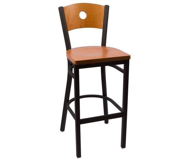 Circle Barstool Cherry