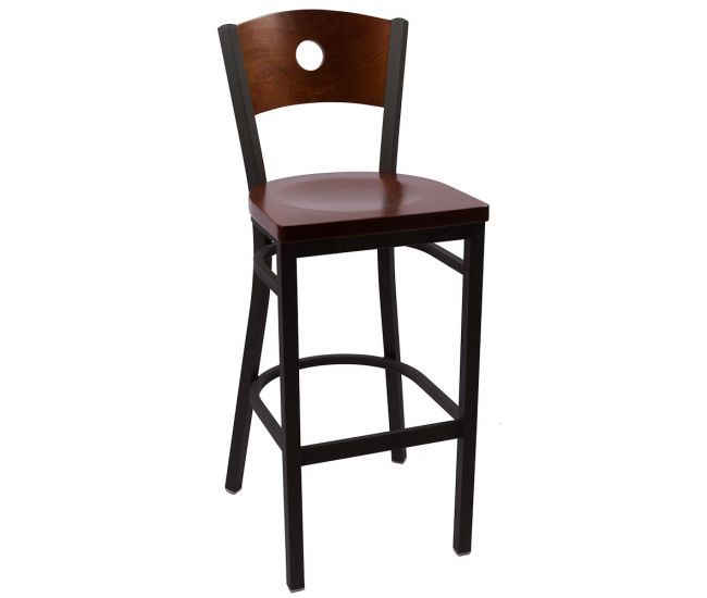 Circle Barstool Walnut