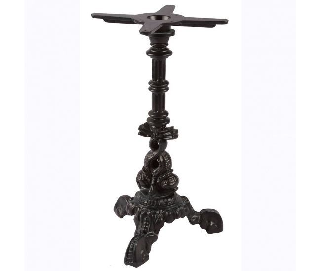 Dolphin Decorative Cast Iron Indoor Table Base