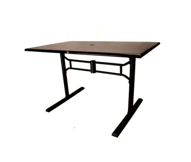 Folding Solid Metal Table