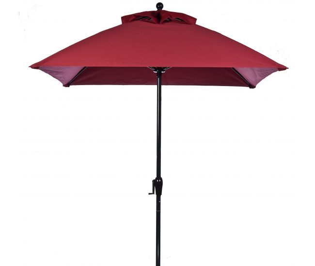 Black Pole, Premium Burgundy Fabric