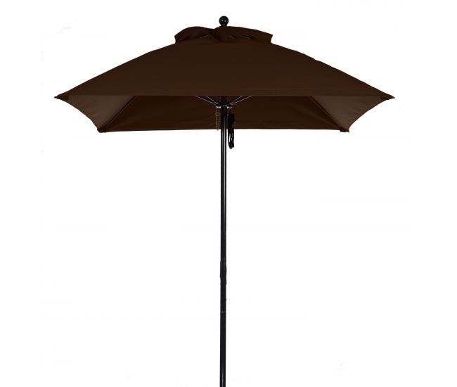 Black Pole, Brown Fabric