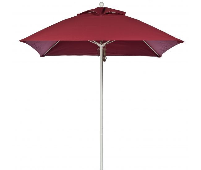 White Pole, Premium Burgundy Fabric