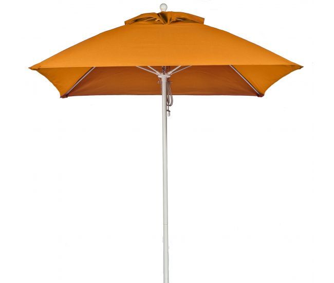 White Pole, Premium Orange Fabric