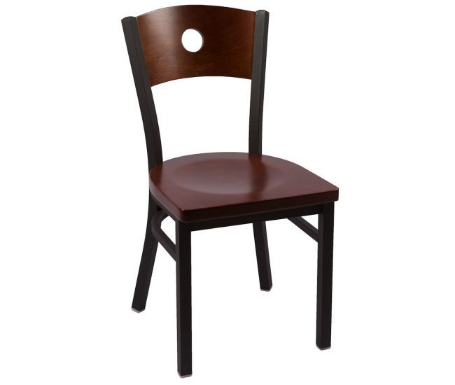 Circle Chair, Walnut Back & Seat