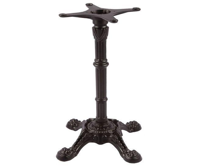 Decorative Cast Iron Indoor Dining Height Table Base