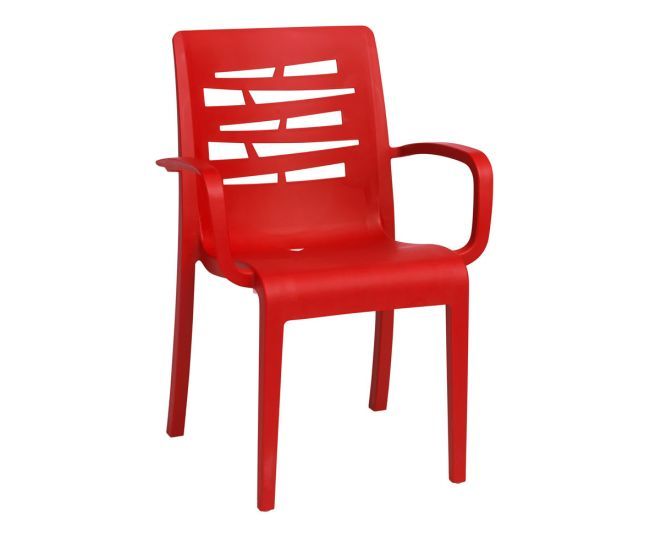 Essenza Red Stacking Arm Chair