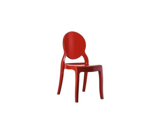 Elizabeth Polycarbonate Indoor Outdoor Bistro Dining Chair