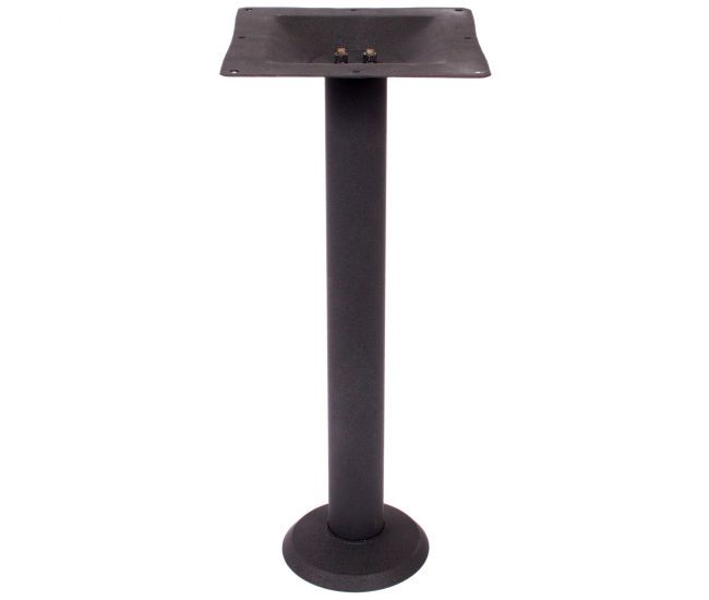 BFM Seating Indoor Bolt-Down Table Base - Black Wrinkle