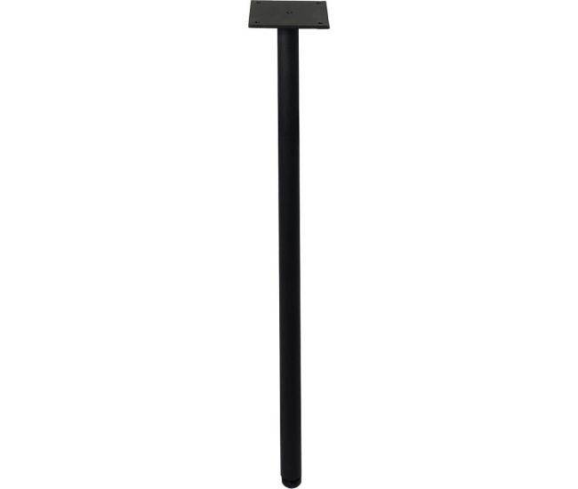 1 1/4" Pin Leg Base for Cantilever Table Bases - Sand Black Finish