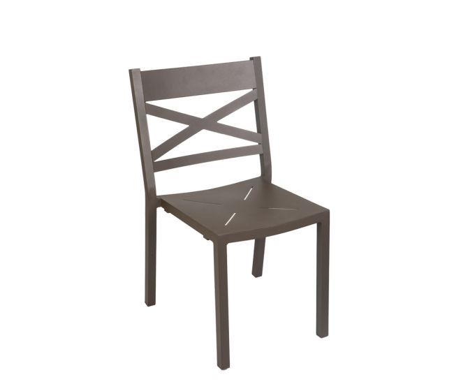 Fresco - Cross Back Stacking Side Chair