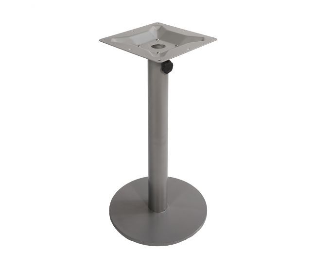 Margate Round Table Base - Silver