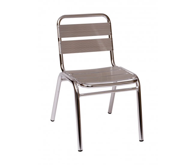 BFM Seating Resturant Aluminum Stacking Side Chair