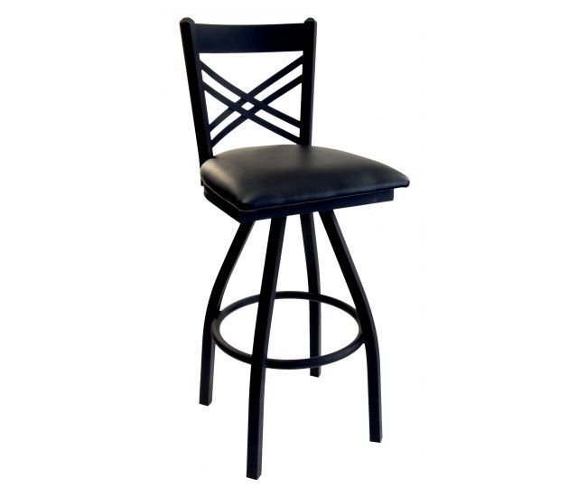 Akrin Swivel Metal Bar Stools