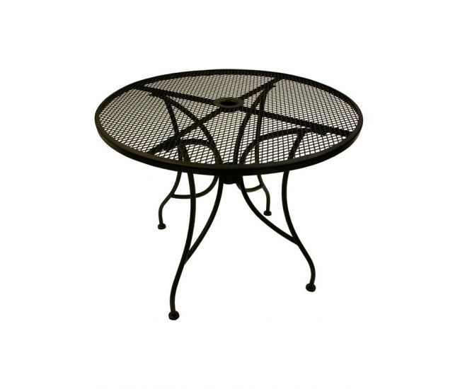 ATS ALM Outdoor Patio Round Mesh Table