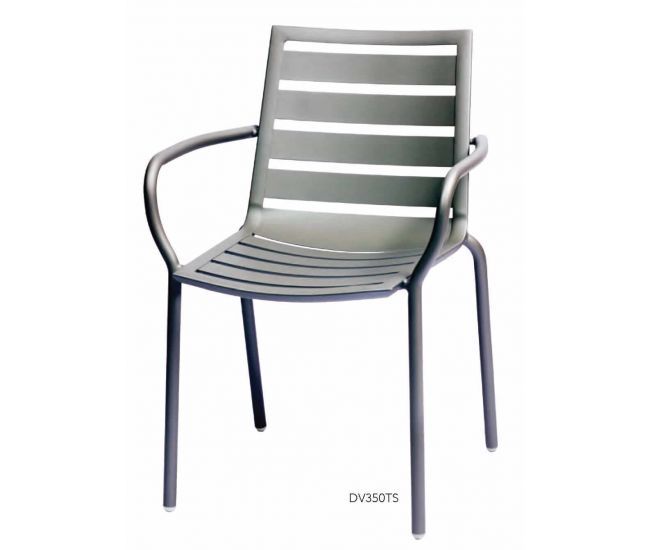 BFM Seating South Beach Titanium Arm Chair DV350TS