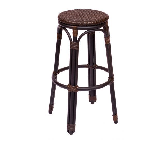 MS10BBBL BFM Seating Marina Wicker backless bar stool Ships From Philadelphia PA