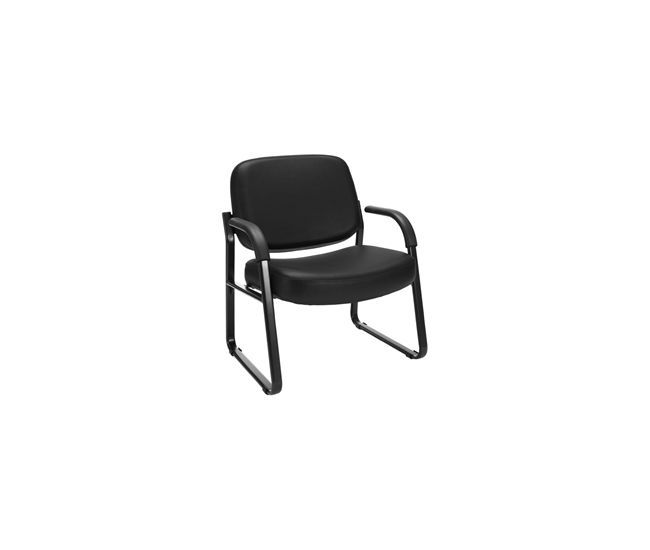 MODEL 407-VAM Vinyl Big & Tall Guest/Reception Chair